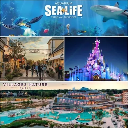Family's House - Proche De La Vallee Village Et Disneyland Paris ,2 Parkings, Air Condition بيت للعطل *
